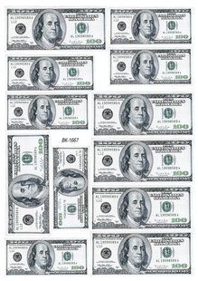 Вафельная картинка "Деньги" /ВК-1667/-А4 ВК-1667 фото