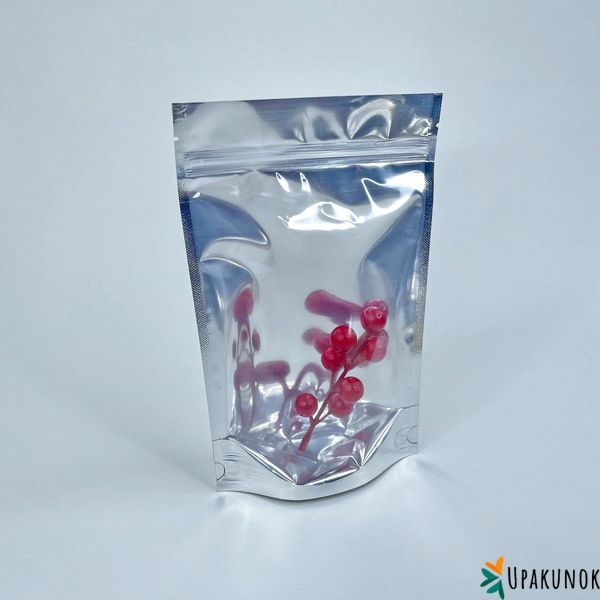 Дой-пакети, 14*24 см, металізований-прозорий ДП-14-24-М фото