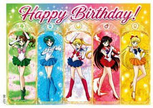 Вафельная картинка "Sailor Moon" "День рождения" /ВК-1027/-А4 ВК-1027 фото