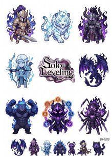 Вафельная картинка "Solo Leveling" "День рождения" /ВК-1029/-А4 ВК-1029 фото