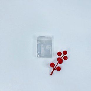 Пакети для пряників та пиркрас, 5*5 (+2)см, прозорі ▣ (100 шт.), поліпропіленові з клейкою стрічкою 𒈝 пк2237-100 фото