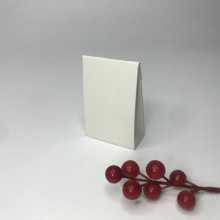 Коробка для печива і цукерок, 60*30*90 мм, без вікна, біла М0026-о4 фото