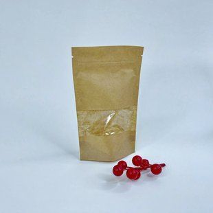 Дой-пакети, 10*17 см, крафт-вікно ДП-10-17-КО фото