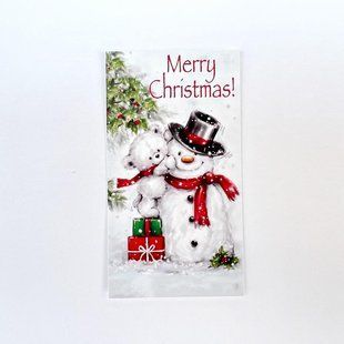 Листівка "Merry Christmas!", 90*50 мм (10 шт.) 2066 фото