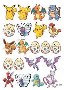 Вафельна картинка "Покемон(Pok&eacute;mon)" "День народження" /ВК-1574/-А4 ВК-1574 фото
