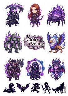 Вафельная картинка "Solo Leveling" "День рождения" /ВК-1032/-А4 ВК-1032 фото