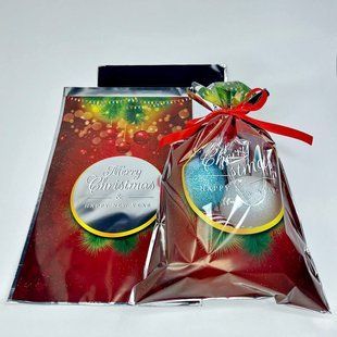Пакети для подарунків, 25*40 см, "Merry Christmas", поліпропілен + срібло ПП-НР-2540-1 фото