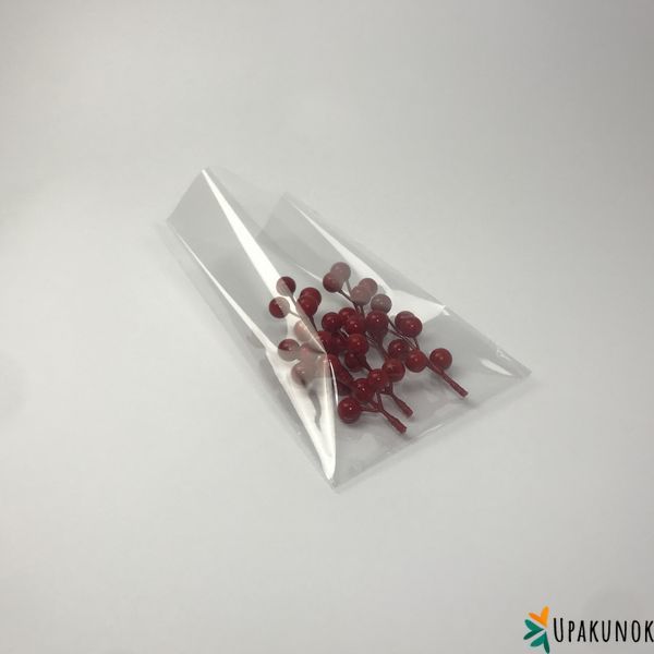 Пакети для пряників, 15*25 см, прозорі ▣ (100 шт.), поліпропіленові Па440-100 фото