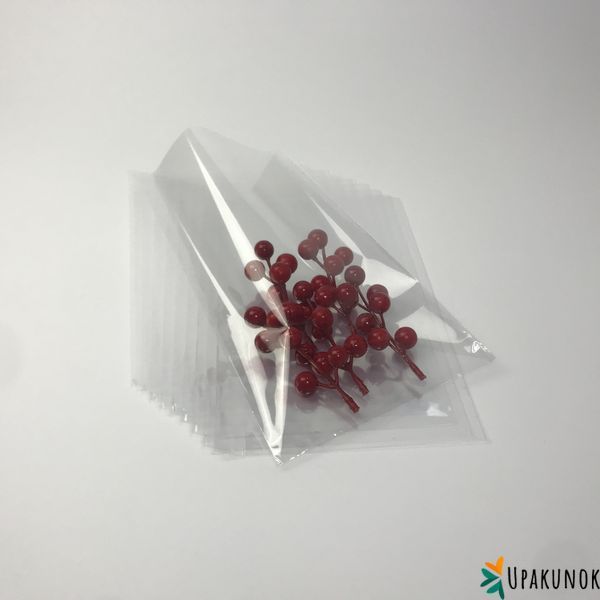 Пакети для пряників, 15*25 см, прозорі ▣ (100 шт.), поліпропіленові Па440-100 фото
