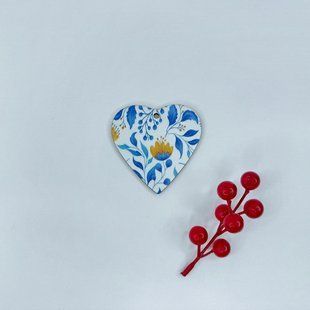 Деревянная игрушка "Сердце", 75*75 мм НР-391 фото
