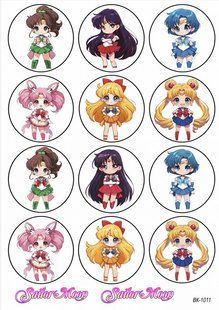 Вафельная картинка "Sailor Moon" "День рождения" /ВК-1011/-А4 ВК-1011 фото