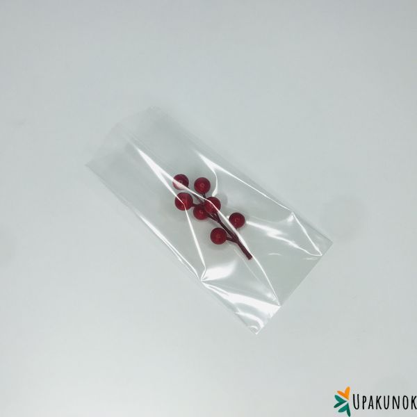 Пакеты для шоколада и кейкпопсов, 10*20 см, прозрачные ▣ (100 шт.), полипропиленовые па1559-100 фото