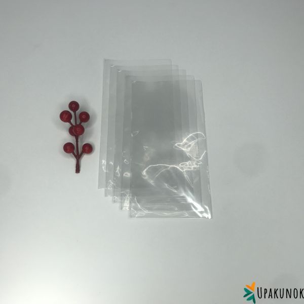 Пакеты для шоколада и кейкпопсов, 10*20 см, прозрачные ▣ (100 шт.), полипропиленовые па1559-100 фото