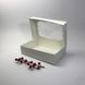 Коробка для эклеров, 250*170*60 мм, с окном, белая к887 фото 2
