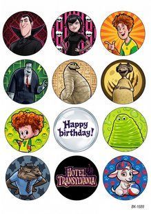 Вафельна картинка "Hotel Transylvania" "День народження" /ВК-1689/-А4 ВК-1689 фото