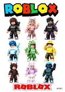 Вафельная картинка"RobLox" "День рождения" /ВК-0861/-А4 ВК-0861 фото