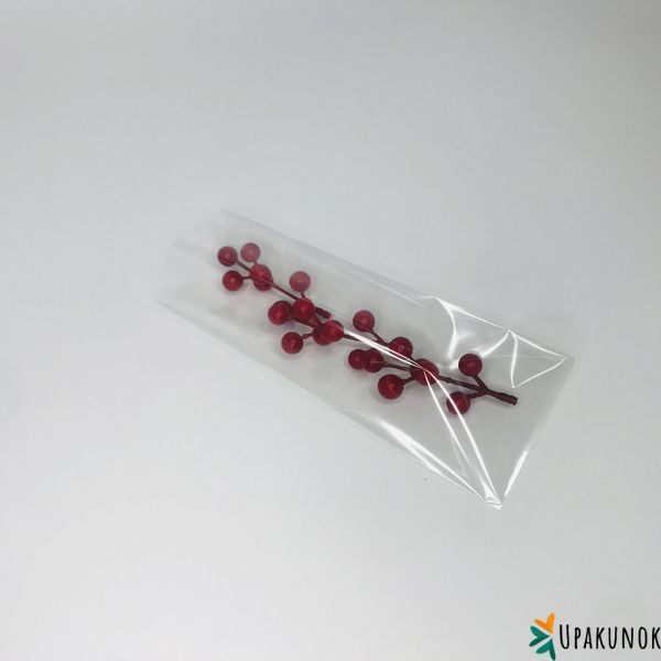Пакеты для шоколада и кейкпопсов, 10*25 см, прозрачные ▣ (100 шт.), полипропиленовые па1560-100 фото