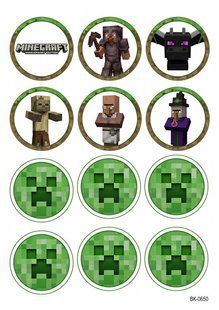 Вафельна картинка "MINECRAFT"/ВК-0650/-А4 ВК-0650 фото