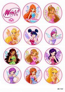 Вафельная картинка "Winx" "День рождения" /ВК-1164/-А4 ВК-1164 фото