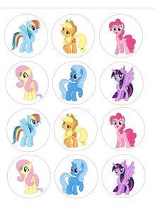 Вафельна картинка "My little Pony" /ВК-0012/ - А4 ВК-0012 фото