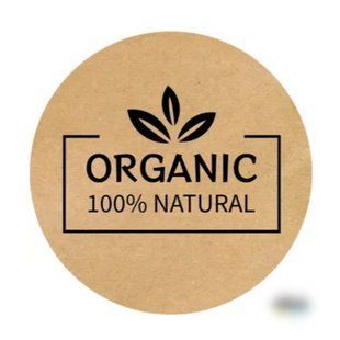 Наклейки круглые, 50 мм, "Organic", №13 (50 шт.) Н-ORG50-50-13 фото