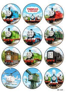 Вафельна картинка "Thomas & Friends" "День народження" /ВК-1226/-А4 ВК-1226 фото