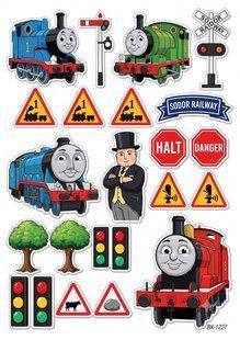 Вафельна картинка "Thomas & Friends" "День народження" /ВК-1227/-А4 ВК-1227 фото