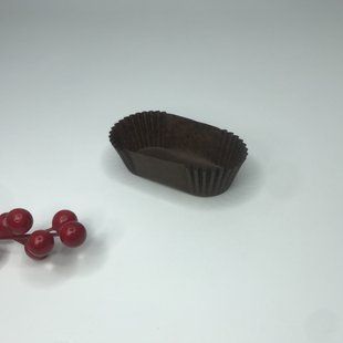 Тарталетки бумажные для эклеров и десертов, 80*35 мм, коричневая (50 шт.) НФ-1487 фото