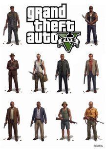 Вафельная картинка "Grand Theft Auto V""День рождения" /ВК-0735/-А4 ВК-0735 фото