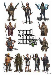 Вафельная картинка "Grand Theft Auto V""День рождения" /ВК-0737/-А4 ВК-0737 фото