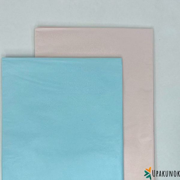 Папір тіш'ю, "блакитна лазур", 50*70 см, ▶ (10 аркушів) т2392 фото